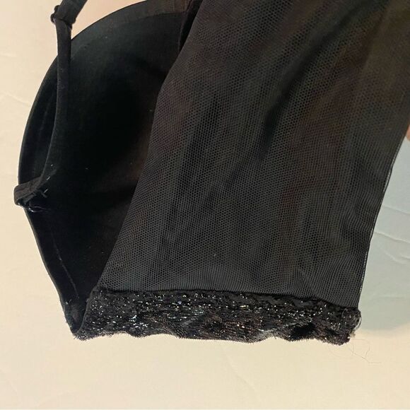 Victoria's Secret Very Sexy push up bra studded Black padded multi position 34C - Picture 4 of 10